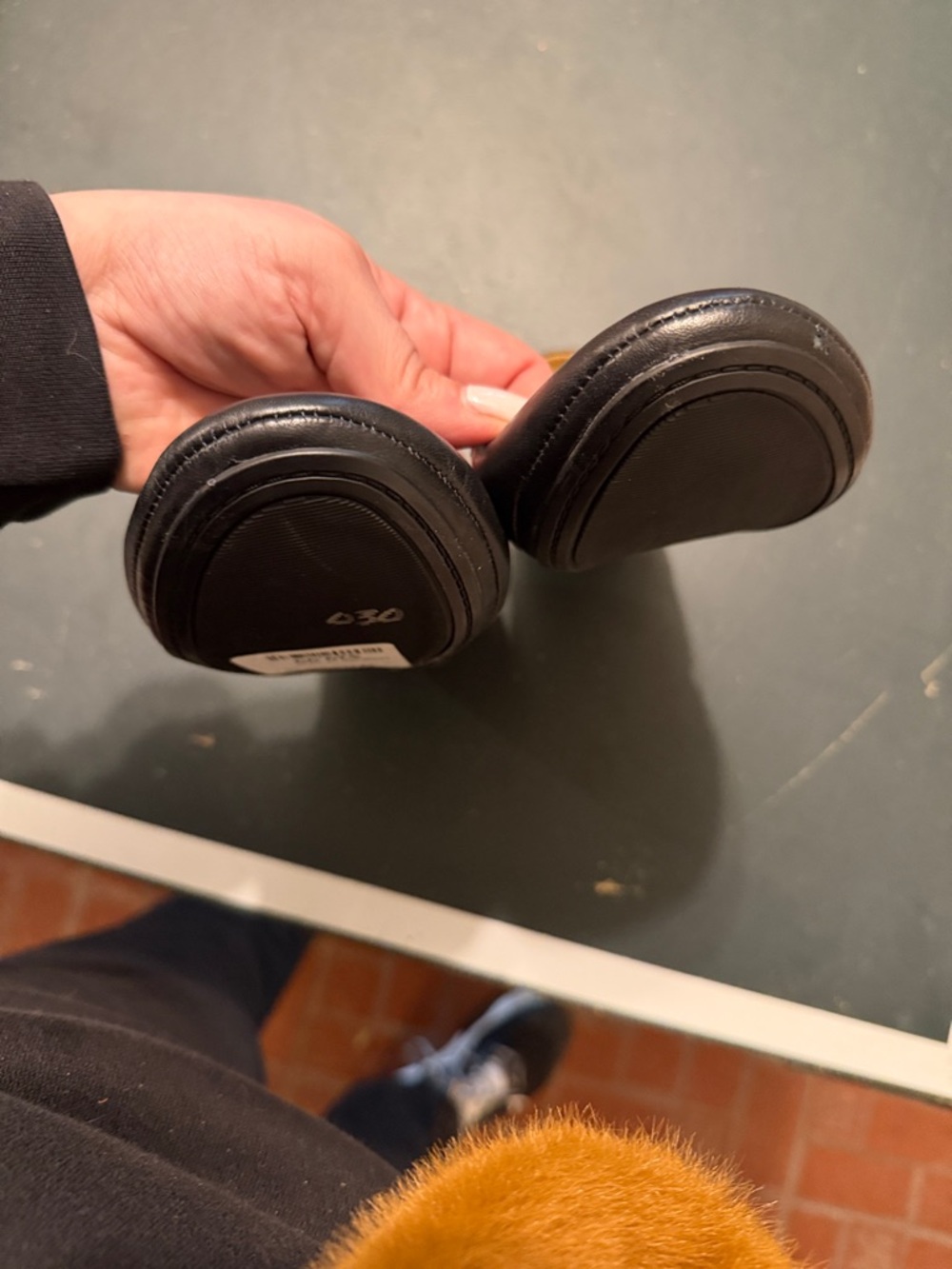 Lucky Brand Black Leather Ballet Flats - Picture 3 of 5